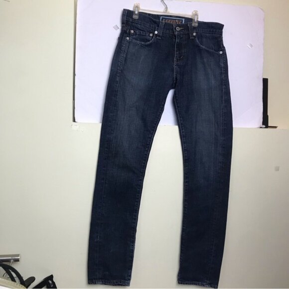 Levi’s 511 Vintage Skinny Slim Dark Wash Jeans Zipper Fly Denim Cotton Pockets - Picture 2 of 14